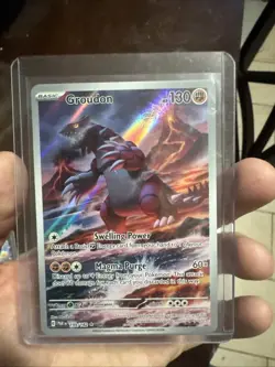 Pokemon TCG Groudon Illustration Rare Paradox Rift - Image 1