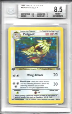 Pokemon Pidgeot 08/64 First Edition Jungle Holo BGS 8.5 - Image 1
