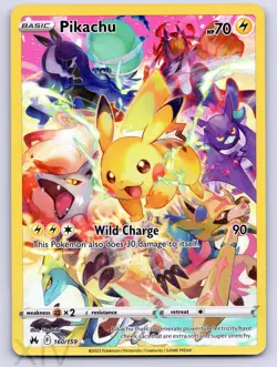 Pikachu 160/159 Pokemon Crown Zenith Secret Rare - Image 1