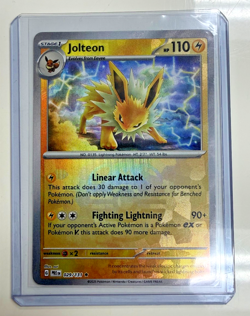 Pokemon SV: Prismatic Evolutions Jolteon (Master Ball Pattern) 029/131 Holofoil - Image 1