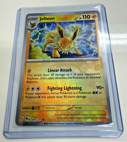Pokemon SV: Prismatic Evolutions Jolteon (Master Ball Pattern) 029/131 Holofoil - Image 3