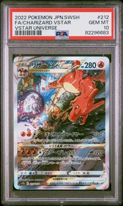 Pokemon TCG Charizard Vstar 212/172 Japanese Vstar Universe PSA 10 - Image 1