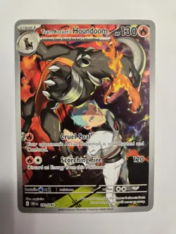 POKEMON TCG TEAM ROCKETS HOUNDOOM DESTINED RIVALS HOLO 191/182 - Image 1