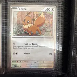Pokemon Eevee TCG SVP200 Scarlet & Violet Black Star Promo - Image 3
