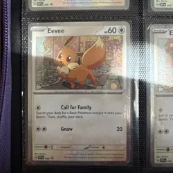 Pokemon Eevee TCG SVP200 Scarlet & Violet Black Star Promo - Image 4