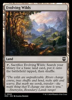 Evolving Wilds - Modern Horizons 3 Commander - MTG - Image 1