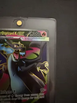 Mega Charizard X ex Full Art Ultra Rare 109/094 Pokemon Phantasmal Flames - Image 5
