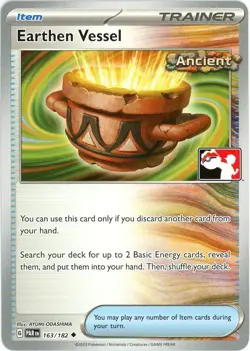 Earthen Vessel 163/182 Play! Pokemon TCG Prize Pack Series 5 Promo LP/NM - Image 1