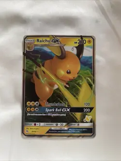 Pokemon TCG Raichu GX 20/68 Hidden Fates Ultra Rare NM ⚡ - Image 1