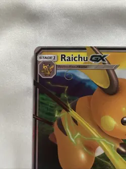 Pokemon TCG Raichu GX 20/68 Hidden Fates Ultra Rare NM ⚡ - Image 5