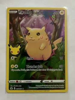 Pikachu 005/025 Holo Rare Celebrations Pokemon Holo Near Mint - Image 1