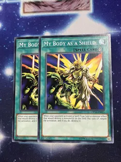 Yugioh My Body As A Shield OP10-EN021 Common NM x2 - Image 1