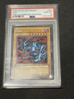 Konami Yu-Gi-Oh! TCG Zoa TFK-001 Promo Prismatic Secret Rare PSA 10 Holo 2003 - Image 2