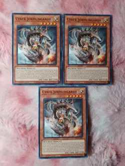 (3) Yu-Gi-Oh! Cyber Jormungardr ALIN-EN026 Alliance Insight 1st Edition - Image 1