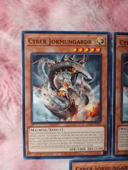 (3) Yu-Gi-Oh! Cyber Jormungardr ALIN-EN026 Alliance Insight 1st Edition - Image 2