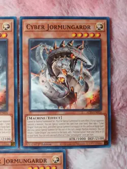 (3) Yu-Gi-Oh! Cyber Jormungardr ALIN-EN026 Alliance Insight 1st Edition - Image 3