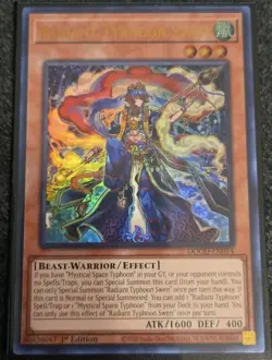 Radiant Typhoon Swen - DOOD-EN014 Near Mint/NM Ultra Rare 1st Edition Yugioh - Image 1