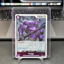 Vergo - OP14-061 One Piece TCG The Azure Sea's Seven Foil Rare NM - Image 1
