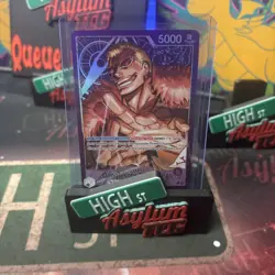 One Piece Donquixote Doflamingo OP14-060 Alt Art Azure Sea's Seven NM English - Image 1