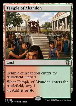 Temple of Abandon - Modern Horizons 3 Commander - MTG - Image 1