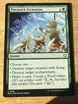 Pawpatch Formation 0186 MTG Bloomburrow Uncommon NP - Image 1