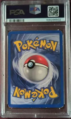 Pokemon 2000 Gym Heroes 14 Sabrina's Gengar Holo Swirl PSA 5 EX - Image 2