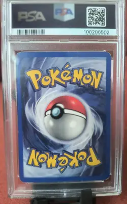 Pokemon 2000 Gym Heroes 14 Sabrina's Gengar Holo Swirl PSA 5 EX - Image 4