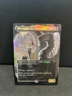 Silverquill, the Disputant (Borderless Foil) 0287 - Secrets of Strixhaven SOS NM - Image 1