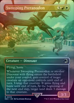 Swooping Pteranodon - Borderless (Foil) (REX) Jurassic World Collection - NM - Image 1