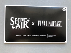 Mtg Magic Secret Lair Final Fantasy Grimoire English FOIL - Image 1