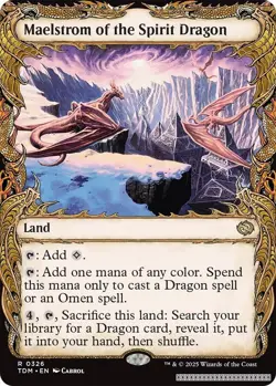Maelstrom of the Spirit Dragon (Showcase) [TDM - 326] - NM [Normal] TCG MTG - Image 1
