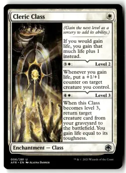 MTG Cleric Class [AFR - 6] LP 3-95 - Image 1