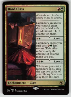 Bard Class Normal R Adventures in the Forgotten Realms 217 NM - Image 1