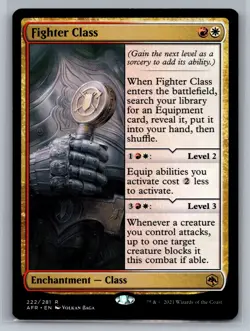 Fighter Class Adventures in the Forgotten Realms #222 Magic MTG - Image 1