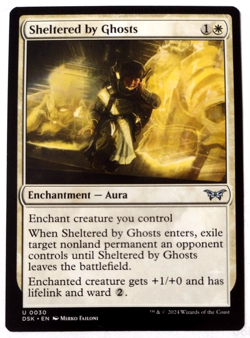 Sheltered by Ghosts - Duskmourn: House of Horror (DSK) - EN - U 0030 - Image 1