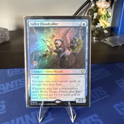 Valley Floodcaller - PRERELEASE RARE Bloomburrow - Creature - Blue - Image 1