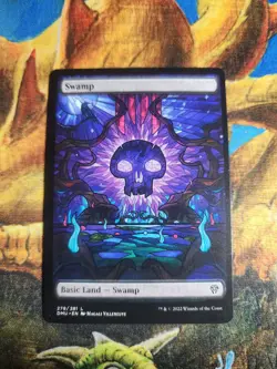 1x Swamp #279 *Stained Glass Showcase non-foil* - Dominaria United - LP - Image 1