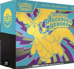 Pokemon Ascended Heroes ETB Sealed Elite Trainer Box Dragonite NEW Booster Packs - Image 1