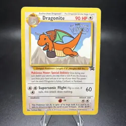 Pokemon TCG Dragonite #5 Black Star Promo WB the First Movie Stamped LP/MP -j - Image 1