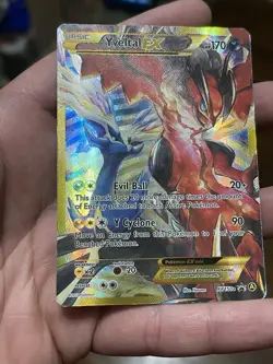 Yveltal EX XY150a Full Art Ultra Rare Black Star Promo Pokemon - Image 2