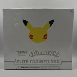 Pokemon TCG: 25th Anniversary Celebrations Elite Trainer Box (2021) - Sealed 820650809439 - Image 1