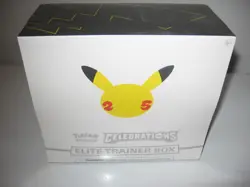 Pokemon Celebrations Elite Trainer Box ETB 25th Anniversary New Factory Sealed 820650809439 - Image 1