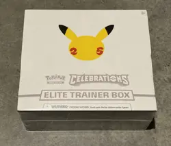 Pokemon Celebrations Elite Trainer Box Pikachu Greninja - SEALED - Image 1
