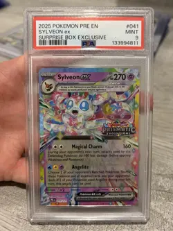 PSA 9 MINT Sylveon Ex 041/131 SURPRISE BOX EXCLUSIVE PROMO Pokemon Card - Image 1