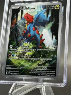 🔥2025 POKEMON DRUDDIGON WHITE FLARE ILLUSTRATION RARE #151/086 CGC 9🔥 - Image 2