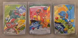 Pokemon TCG First Partner Illustration Collection Series 1 Kanto GEN 1 Starters - Image 1