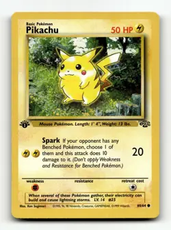 Jungle #60/64 Pikachu Common Pokemon - Image 1