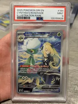 Roserade #184/182 PSA 9 Destined Rivals Pokemon - Image 1