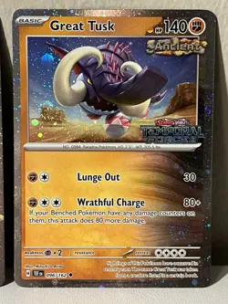 Iron Treads & Great Tusk Stamped Walmart Cosmo Promo Holo Lot Pokemon TCG - Image 2