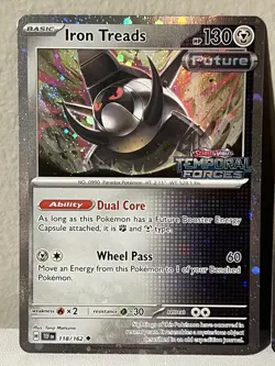 Iron Treads & Great Tusk Stamped Walmart Cosmo Promo Holo Lot Pokemon TCG - Image 3